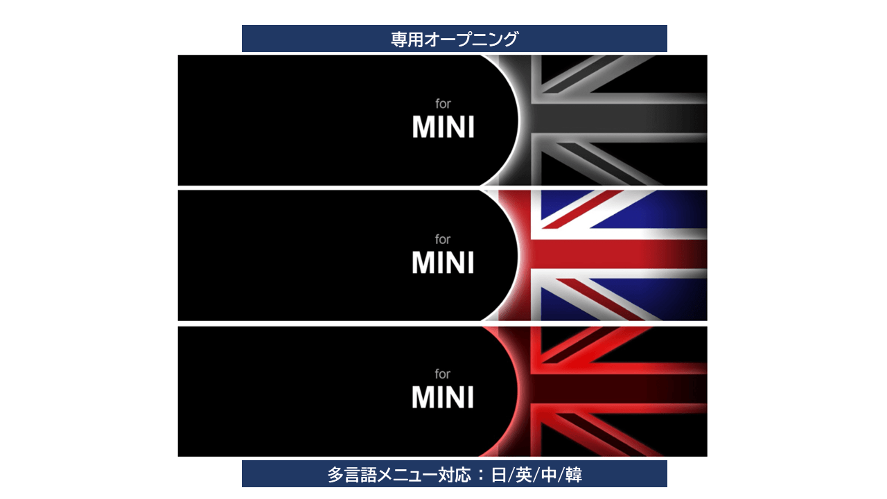MINI専用(純正ETC内蔵ミラー付車) 9型デジタルミラー 車外用リアカメラモデル